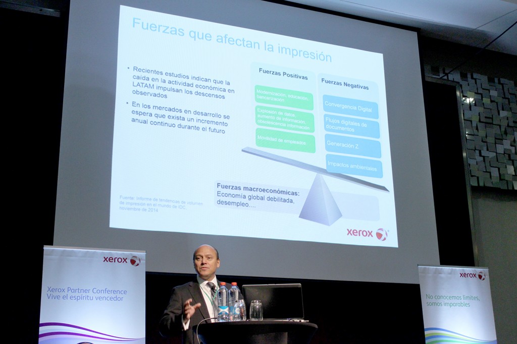 Juan Carlos Ugarte, gerente de canales y marketing de Xerox de Chile