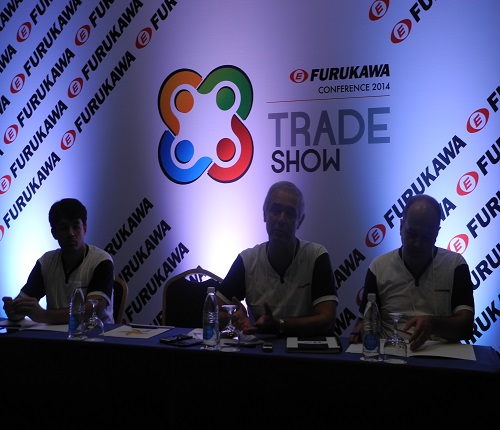 Furukawa apuesta al crecimiento Paulo Zafaneli, gerente de Ventas Internacionales y Foad Shaikhzadeh, presidente de Furukawa