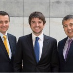 Enzo Zunino, Cristian Bowen y Manuel Araya