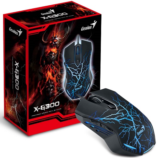 Genius presenta mouse de gran precisión para gamers X-G300