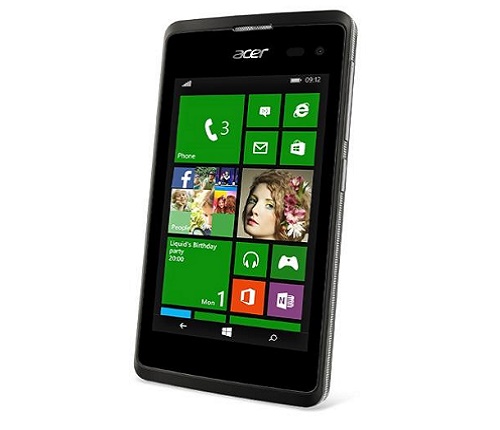 Acer anuncia su primer Windows Phone 8.1