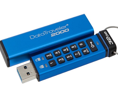 Kingston presenta USB encriptado con acceso por teclado