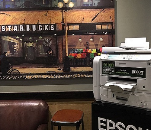 Epson Chile lo invita a imprimir gratis en Starbucks