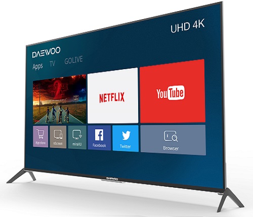 Daewoo presenta en Chile su primer equipo UHD