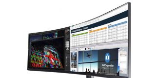 Samsung presenta nuevo monitor curvo para empresas