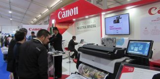 Canon presentó sus soluciones para la minería en Expomin 2018