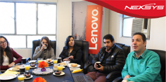 Nexsys y Lenovo visitan a su canal Technosystems Chile