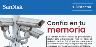 Distecna Chile y SanDisk destacan sus tarjetas para Videovigilancia