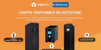 Distecna Chile y Vertiv anuncian disponibilidad de UPS y SmartCabinet
