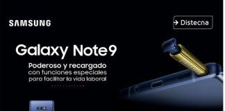 Distecna Chile anuncia disponibilidad del Samsung Galaxy Note9