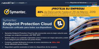 Nexsys y Symantec tienen un descuento exclusivo para sus partners