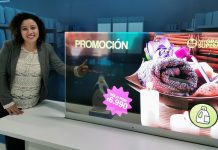 LG Chile trajo el primer OLED Signage transparente del mundo