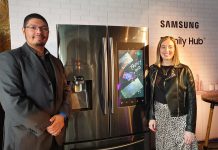 Samsung presentó sus solución Family Hub junto al televisor The Serif