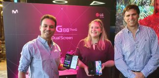 LG Chile y Movistar lanzan el smartphone dual screen G8X ThinQ