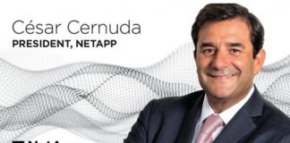 NetApp nombra a César Cernuda como su nuevo presidente mundial
