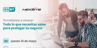 Nexsys lo invita este jueves a nuevo webinar con ESET