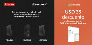 Lleve Microsoft Office H&B 2019 con Intcomex y Lenovo