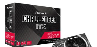 ASRock trae tarjeta Radeon RX 5500 XT Challenger ITX 8G