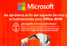 Nexsys y Microsoft anuncian fin de soporte de Office 2010