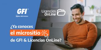 GFI y Licencias OnLine lo invitan a conocer su micrositio