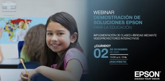 Epson hará webinar gratuito sobre Videoproyección para Clases Híbridas