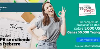 Gran promoción de HPE y Tecnoglobal se extiende durante febrero