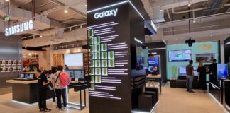 Samsung Chile inaugura innovador espacio en megatienda de Falabella Parque Arauco