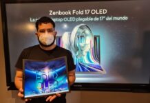 ASUS presenta la primera laptop OLED plegable de 17” del mundo