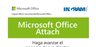 Microsoft e Ingram Micro continuán promocionando Attach para Octubre