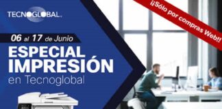 Especial Impresión de Tecnoglobal trae grandes ofertas hasta el 17 de junio
