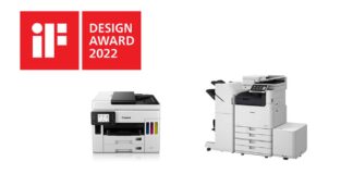Canon recibe 9 premios en los If Design Awards 2022