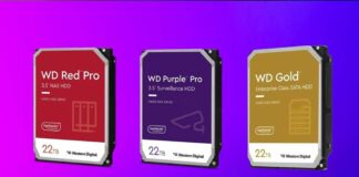 Western Digital lanza sus discos WD Gold, Red Pro y Purple Pro de 22 TB
