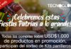Tecnoglobal ya comenzó la celebración de Fiestas Patrias con el canal