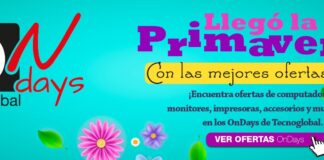 Tecnoglobal inicia la primavera con sus ofertas OnDays