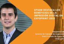 Epson destacó los beneficios de la impresión digital en ExpoPrint 2022