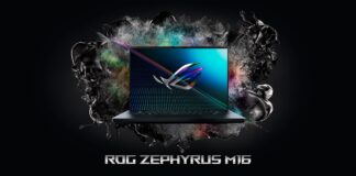 ASUS ROG Zephyrus M16: el laptop ideal para jugar y crear contenido