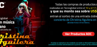 Tecnoglobal y AOC llevan a sus clientes al concierto de Christina Aguilera