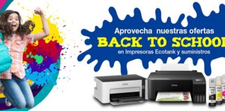 Continúan las ofertas del Back to School de Epson en Tecnoglobal