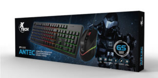 Xtech anuncia nuevo combo ergonómico de teclado y mouse para gamers