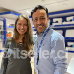 Luis Baros- gerente comercial-Constanza Medel-equipo Brother Chile