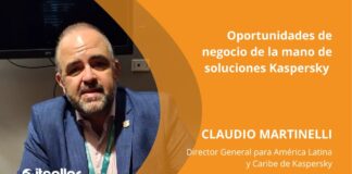 Claudio Martinelli invita a los canales a hacer negocios junto a Kaspersky