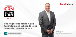 Reconocen a Rod Hughes, Director General de Ventas para América de Kodak Alaris