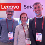 Carlos Zorrilla, Adriana Rivas y Manuel Coen de Lenovo