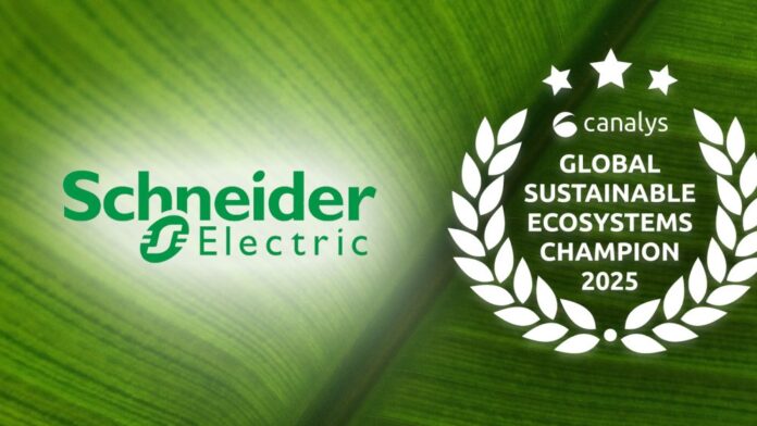 Schneider Electric obtuvo el reconocimiento de Canalys.