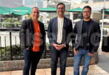 Germán Patiño, de Lumu Technologies: “La estrategia es expandir nuestra presencia en territorio chileno” Pedro Pérez, Germán Patiño y Yerko Muñoz, de Lumu Technologies.