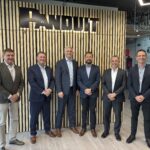 Gustavo Cardenas, Gerente de Cuentas Chile; Marc Naese, Chief Commercial Officer; Tom Kelly, Senior Vice President Business Units; Fabio Henrique, Director Regional para RoLatam; Carlos Arochi, Director de Latinoamérica; y Deiber Zambrano Márquez, Business Manager Sur para RoLatam, de Panduit.