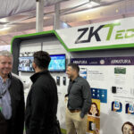 Stand ZKTeco en Expomin 2025.