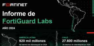 Chile sufrió 27.600 millones de intentos de ciberataques en 2024 Reporte Fortinet intentos de ciberataques 2024 Chile (2)