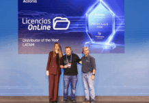 Licencias OnLine reconocida por tercer año consecutivo en los Acronis Partner Awards 2025 Licencias Online reconocida como distribuidor del año por Acronis