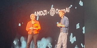 AMD y OpenAI anuncian alianza estratégica para desplegar 6 gigavatios de GPUs AMD Lisa Su y CEo de Open AI